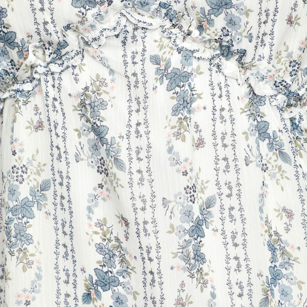 Sing Me a Song  Floral Print Ruffled Mini Dress - Picture 5 of 7